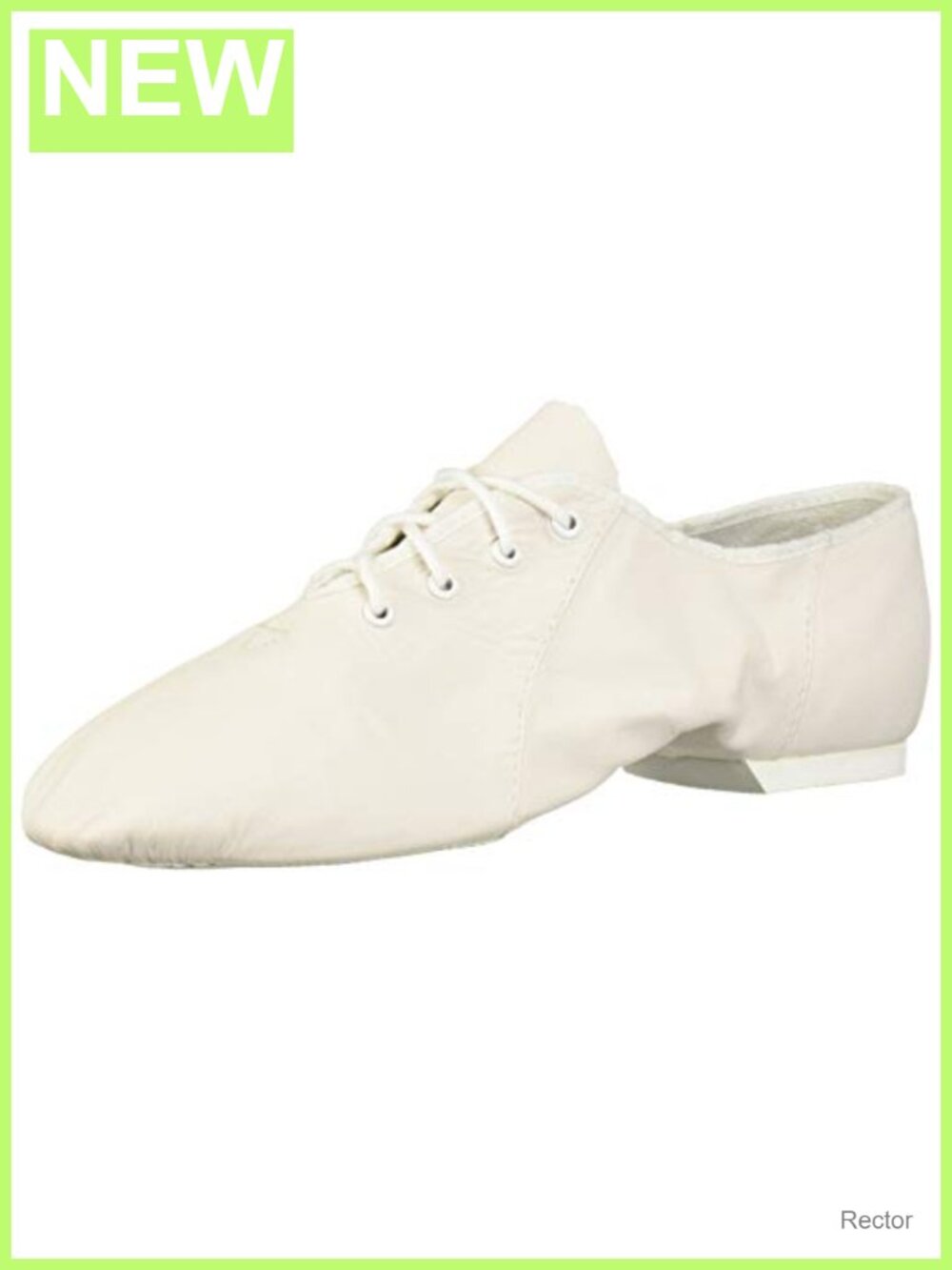 Women's Leather Split Sole Jazz Shoe Lace Up Dance Sneaker